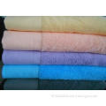 100% cotton bath towels with embossed logo